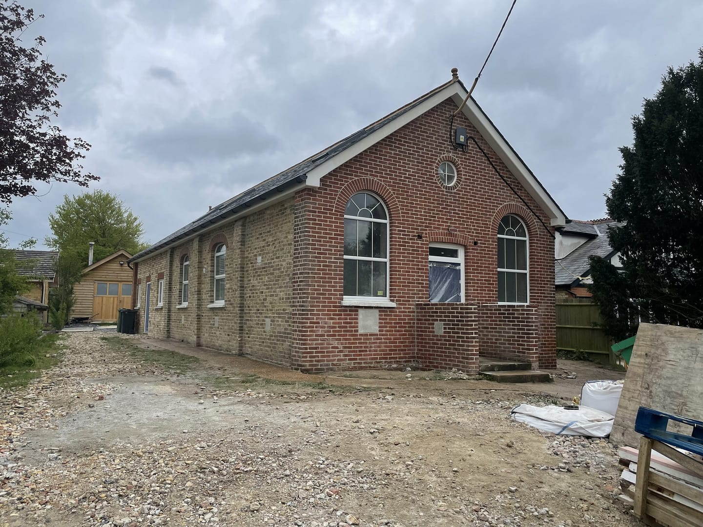 complete repoint of entire bungalow (ex chapel) in Brook, near Ashford