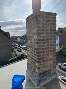 repointed chimney in Dover