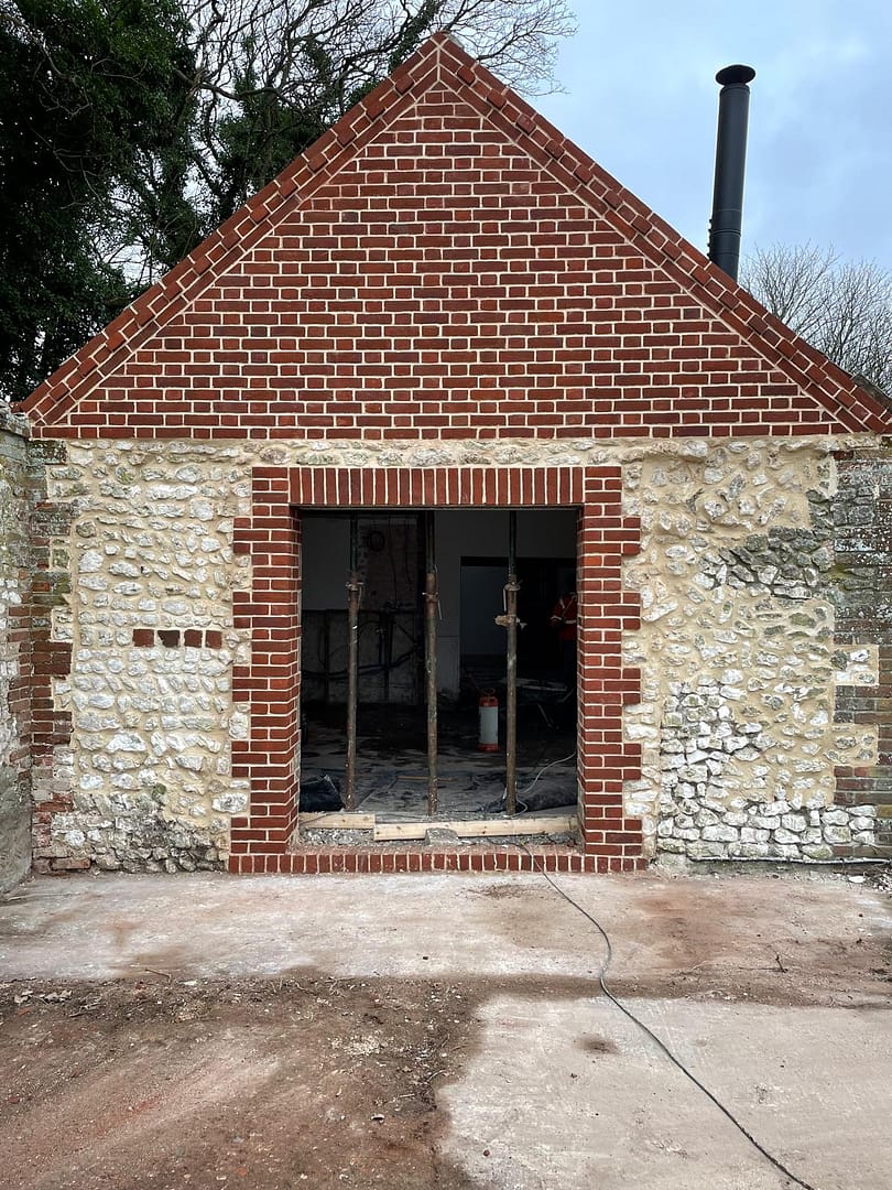 brick and stone